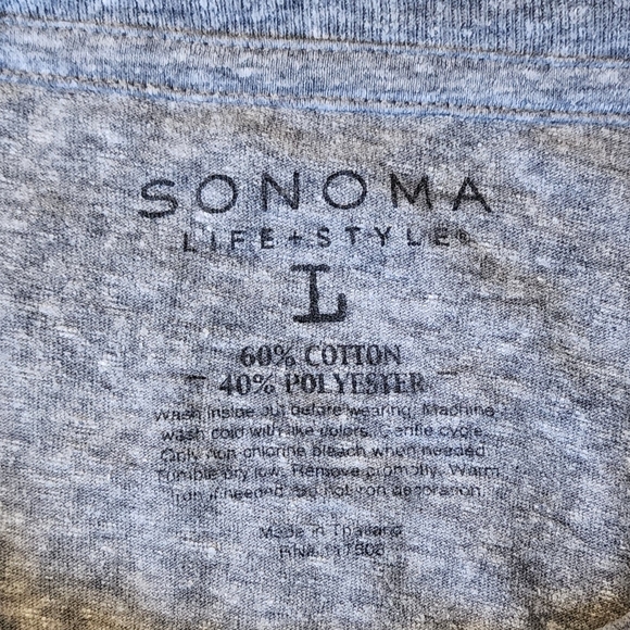 ​Sonoma Large Rock Concert Tee Gray Tennessee Rock Revival 1969 - Picture 3 of 7